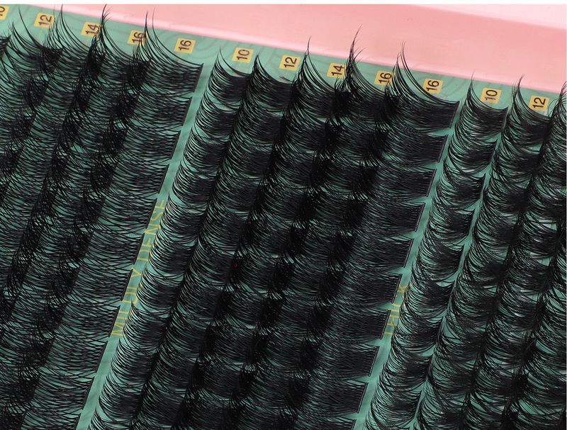 DIY Single Tuft Of Loose False Eyelashes, Naturally Thick And Mixed With Segmented 10-16mm Eyelashes_voghion.com