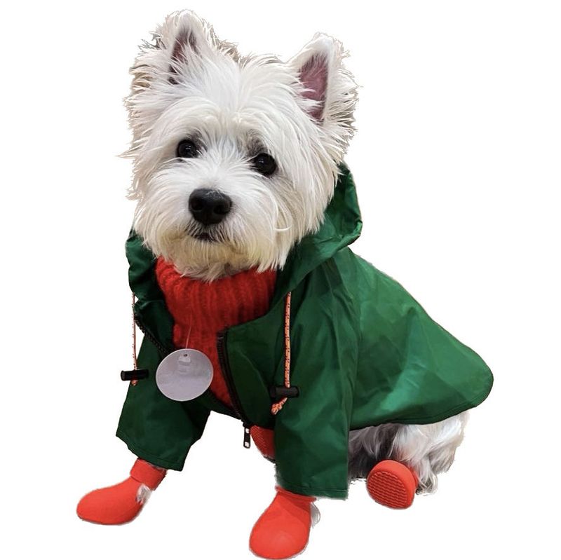 Windproof Pet Dog Water-Resistant Raincoat For Large Dogs Niche Rain Jacket Coat Windbreaker Outerwear_voghion.com