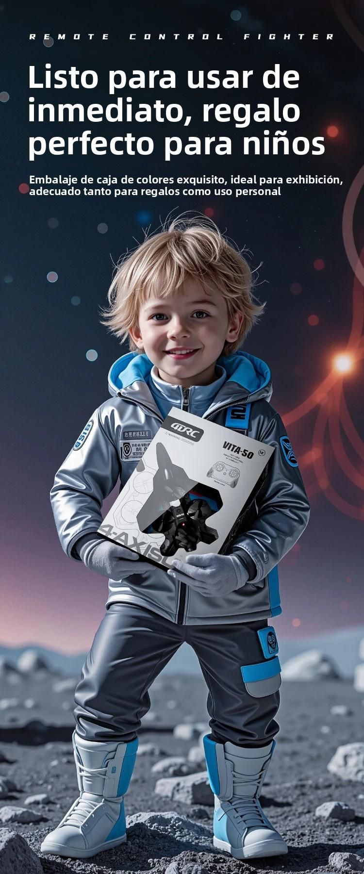 RC Drone V50 Nuovo 2025 2.4G 4CH Aeroplano LED Giocattolo Elettronico da Esterno per Bambini Regali Include Telecomando e USB_voghion.com