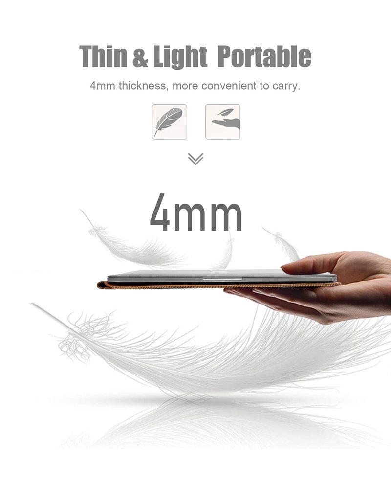 Laptop Sleeve Case Pouch For Book IPad Air M1 M2 13 3 14 2 15 6 16 Pro 12 9 11 Inch Cover Bag Set Vegan Leather_voghion.com