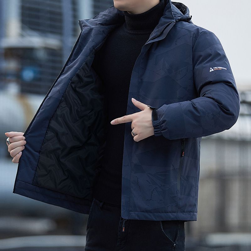 Coat Casual Thickened Warm Windbreaker Men's Winter Cotton Padded Jacket Clothing_voghion.com