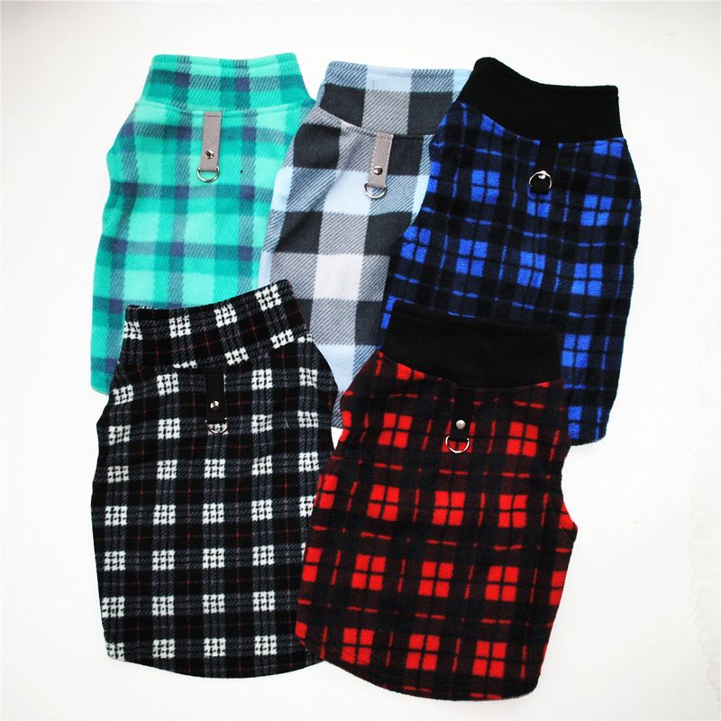 Abbigliamento per animali domestici diretto dalla fabbrica, per cani, autunno e inverno, in pile polare, fibbia di trazione, 27 colori brevettati, saranno oggetto di indagine_voghion.com