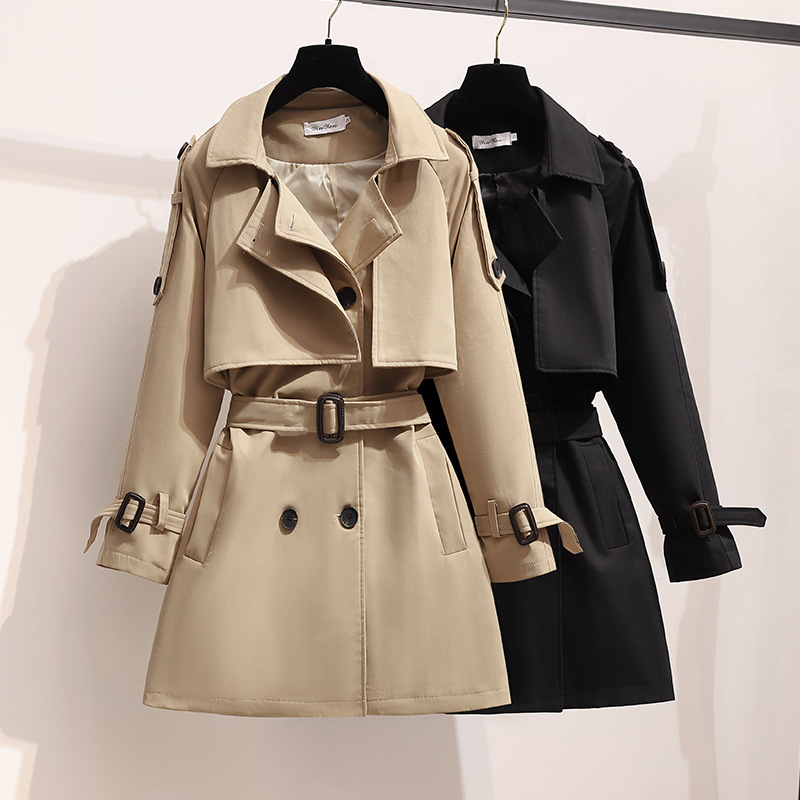 Női divatos, kiváló minőségű érzéki trench kabát_voghion.com