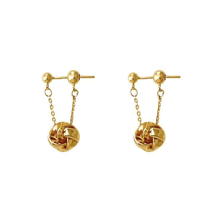 Pendientes con borlas y cadena colgante para mujer, ligeros, de lujo, con diseño de nicho, joyería para las orejas, 2023_voghion.com