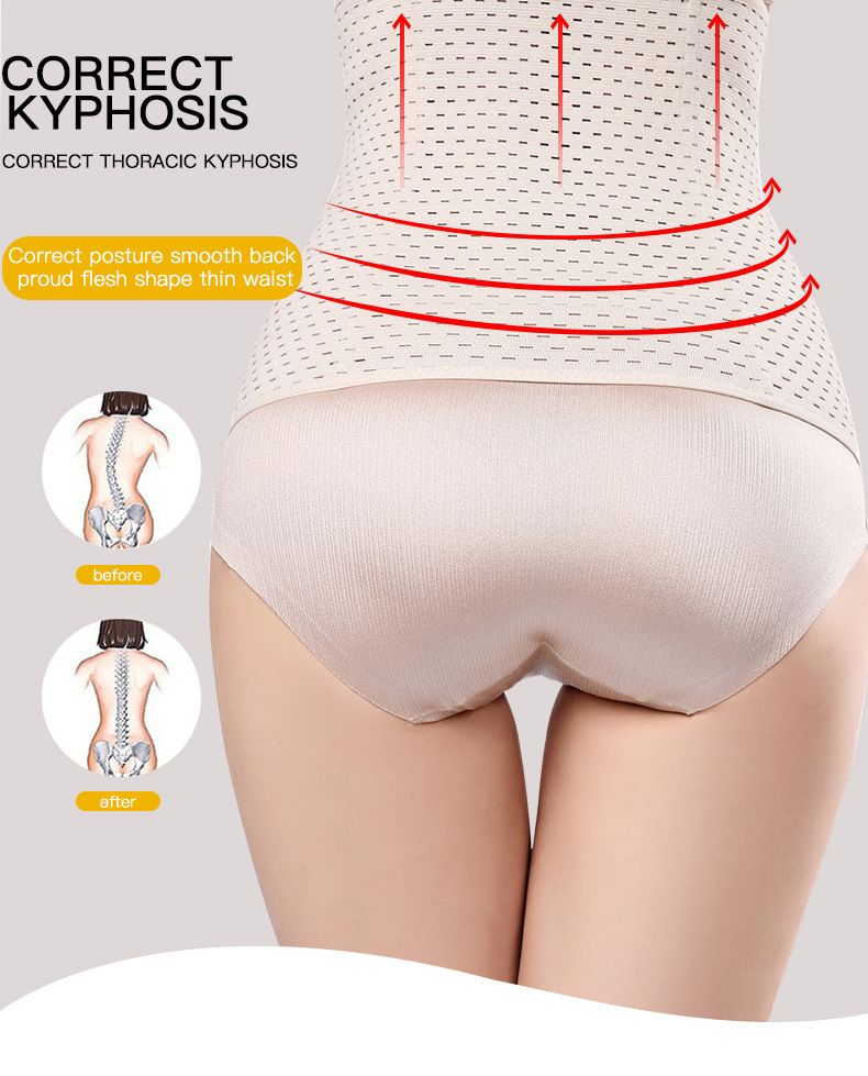 Kadınlar için 3 sıralı 13 düğmeli göbek kemeri egzersiz ve fitness için içi boş göbek kemeri doğum sonrası bel şekillendirici bel kemeri bel klipsi_voghion.com