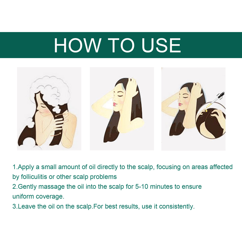 Nettoyage en profondeur du cuir chevelu réparant les racines, soulageant les démangeaisons, prévenant la perte des cheveux denses et fixant les soins capillaires_voghion.com