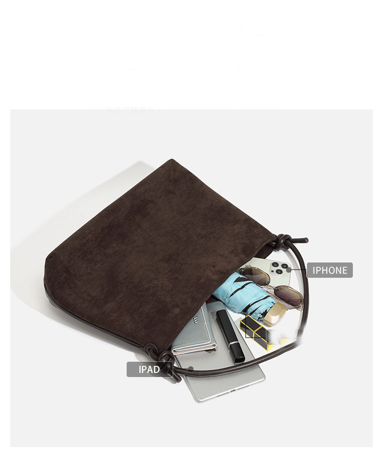 Retro-Unterarmtasche im neuen Winter-Nischendesign, modische Maillard-Umhängetasche mit einer Schulter_voghion.com