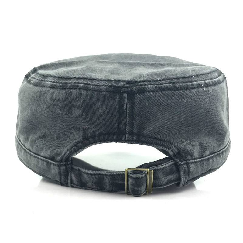 Designer flat cap men's military hat spring and summer wash old men's hat casual cap summer visor hat_voghion.com