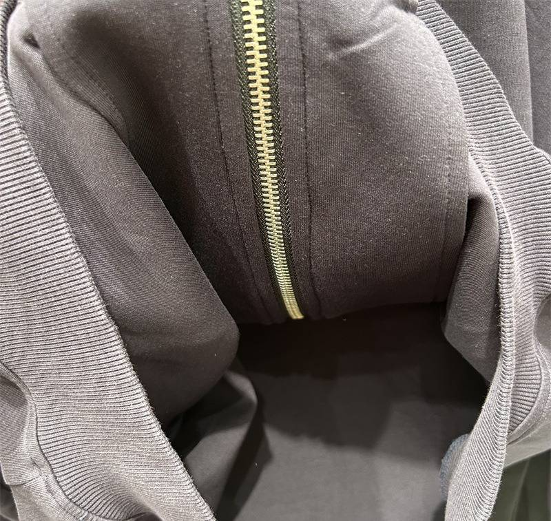 Women's Clothing Oversized Zip-Up Hoodie & High-Slit Stretchy Skirt Set – Raw Edge Streetwear (Beige, Unisex Fit)_voghion.com