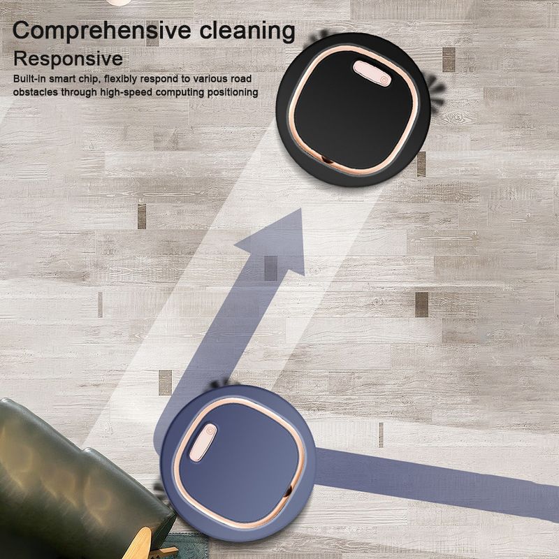 Trådlös dammsugare robot 3 i 1 sopande moppning hushållsrengöringsrobot golv mattsopmaskin dammuppsamlare_voghion.com