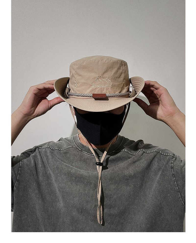 Nieuw binnen Outdoor ademend snel drogend vissershoed voor mannen en vrouwen bergbeklimmen zonbescherming vissen Western cowboyhoed_voghion.com