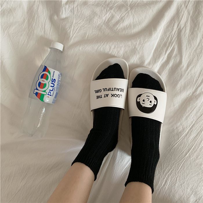 Thin Strip Ins Hong Kong Style Trendy Flats Slippers_voghion.com