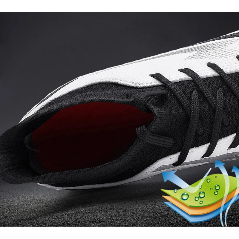 High top Football boot for boys and girls tf broken artificial lawn AG nail leather foot student large size training_voghion.com