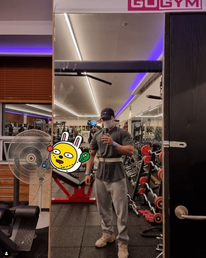 Muscle Spring/Summer New Men's Sports Running Fitness Training Cotton Loose Elastic Oversize Short Sleeve T-shirt_voghion.com