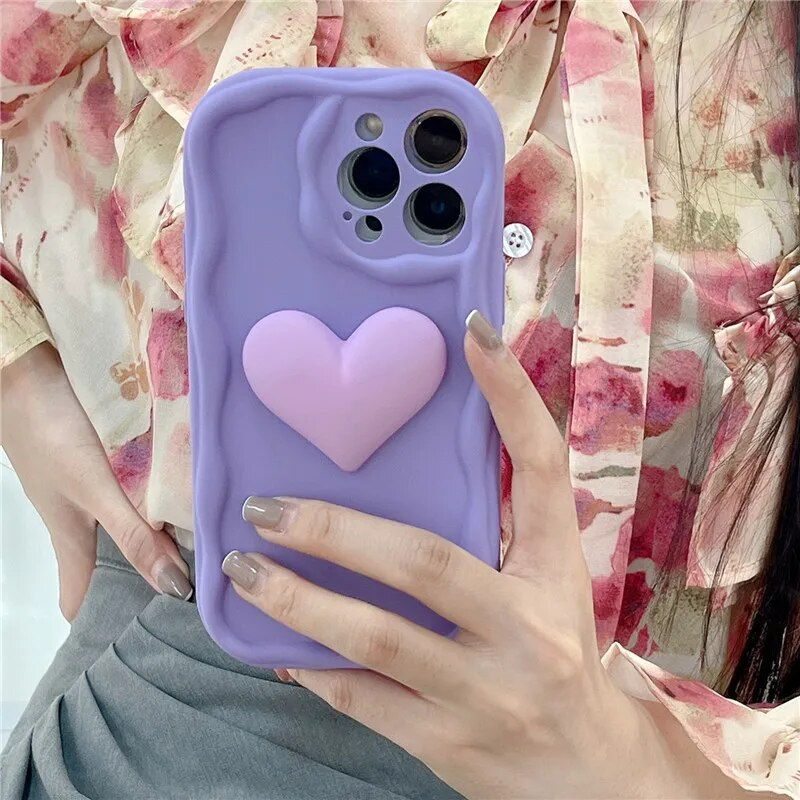 Coque de téléphone en silicone 3D Heart pour Xiaomi Redmi 11 Pro Note12 12s Noote11s Note 10pro 10c 11A 12c Sweet Cake Candy_voghion.com