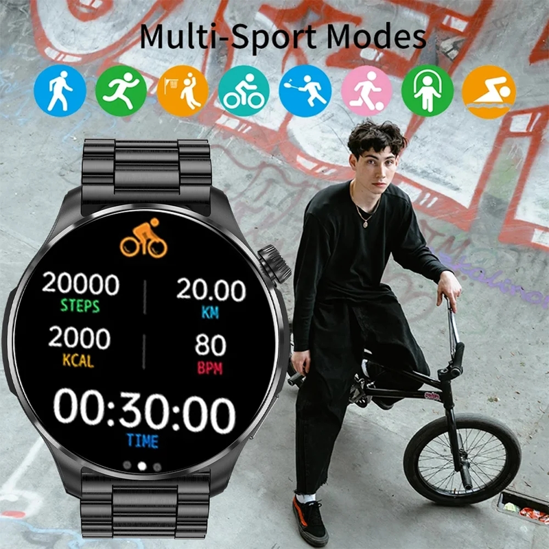 Für Huawei Uhr 4 Pro M13 Smart Uhr Männer GPS Sport Tracker 1,53 "HD Bildschirm NFC Blut Zucker Uhren Bluetooth Anruf SmartWatch Mann_voghion.com