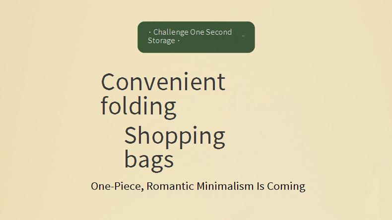 Storage Bags Lightweight Large Capacity Supermarket Shopping Quick Storage Bag Portable Portable Accordion Folding Shopping Bag_voghion.com