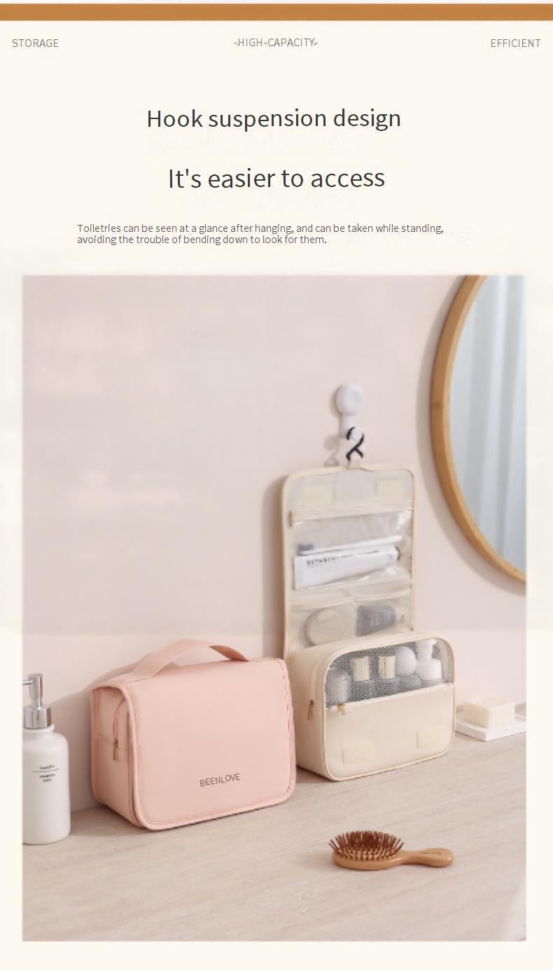 Make-up-Tools & Zubehör Runhui New Style Nice Hook Kulturtasche Hautgefühl Film Make-up Aufbewahrungstasche Kosmetiktasche Große Kapazität_voghion.com