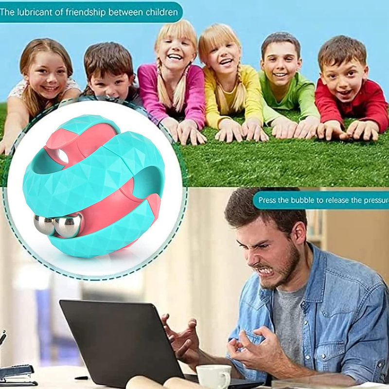 Giocattolo Orbit Ball unico, flipper da dito con pista originale, giocattoli creativi per la decompressione, giochi puzzle come regali antistress per bambini con ADHD_voghion.com