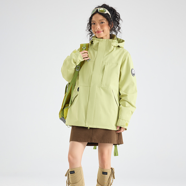 Nuova giacca invernale 3 in 1 foderata in pile: guscio antivento staccabile e interno termico per escursioni, avventure all'aria aperta in coppia (unisex)_voghion.com