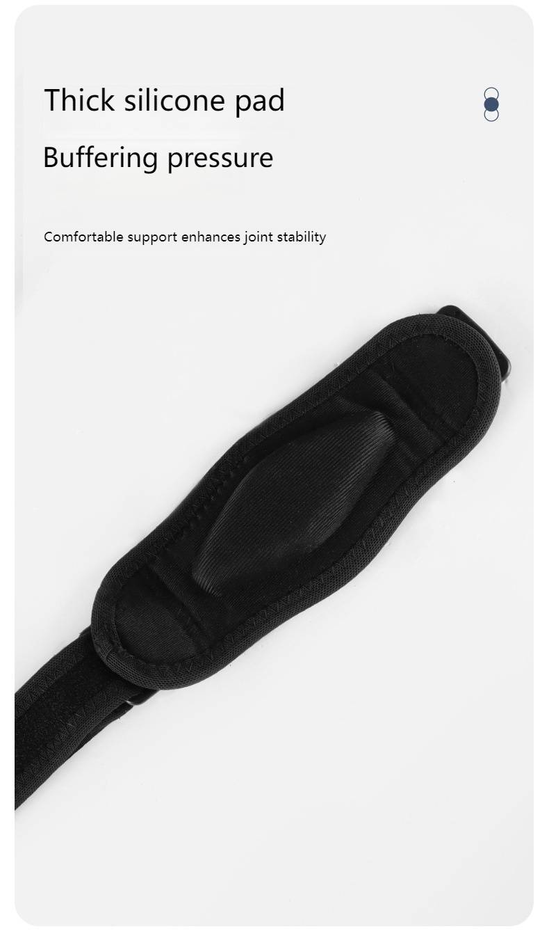 Compression Elbow Sleeve – Adjustable Support For Tennis, Badminton & Basketball – Breathable & Anti-Slip Design (Single Piece, Black)_voghion.com