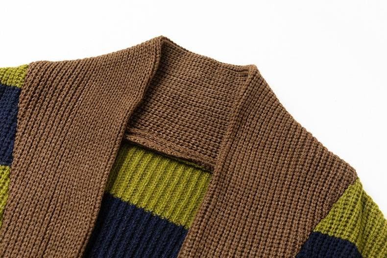 Herren-Strickjacke im Slim-Fit – Leichter Pullover mit offener Vorderseite für Herbst/Winter (Europäische Farbpalette, Größen M-XXXL)_voghion.com