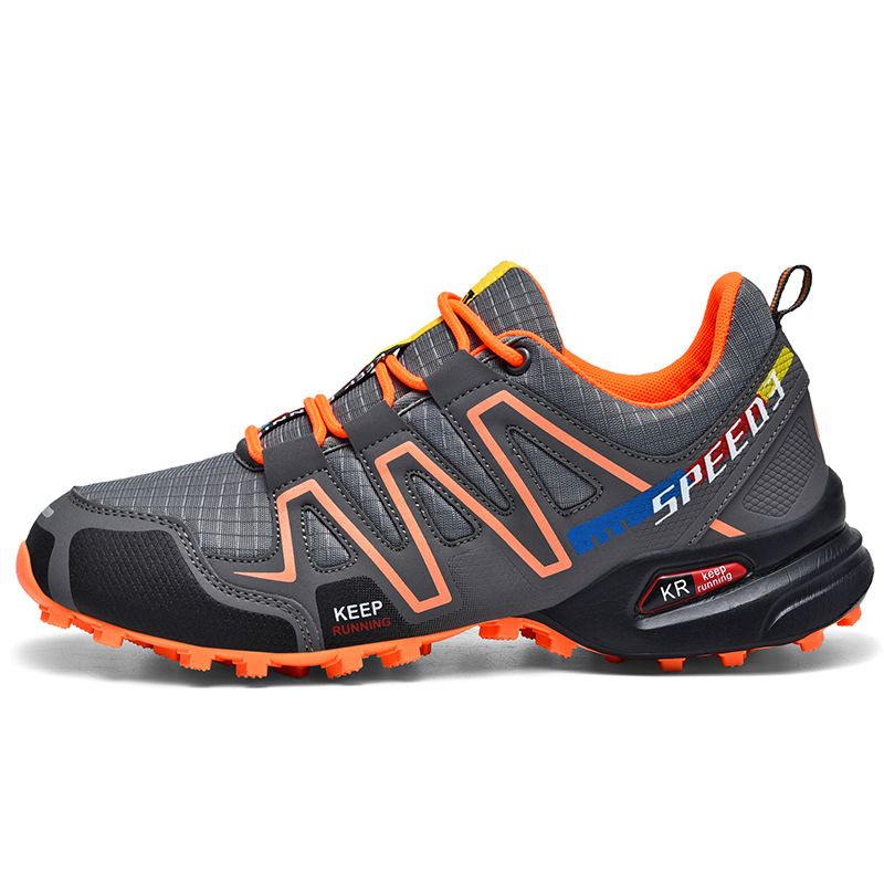 Men's Outdoor Trail Running Shoes, Solomon Hiking And Trekking Shoes, Breathable Mesh Plus-size Men's Shoes._voghion.com