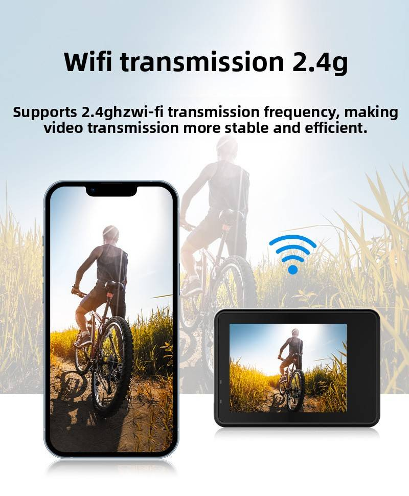 5K Ultra HD Action Camera With Dual Color Screens, WiFi Remote, Anti-Shake For Outdoor Sports & Cycling (Model 102T)_voghion.com