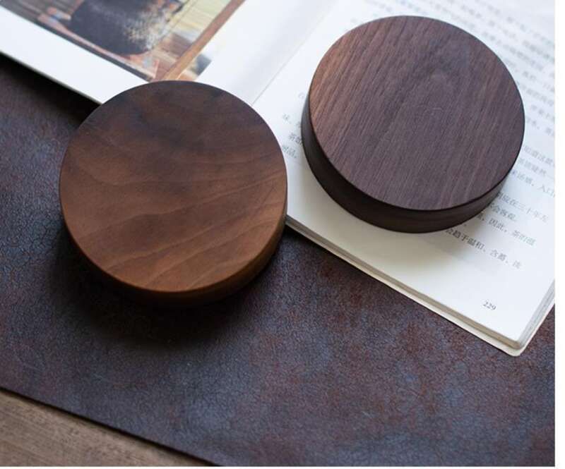 【 Collected By 9068 People 】 Black Walnut Solid Wood Stick For Home Use, Handmade Tea Ceremony, Circular Burner, Incense_voghion.com