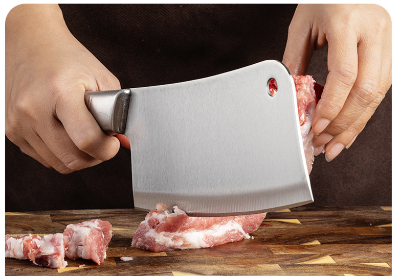 Stainless Steel Hollow Handle 8-Piece Kitchen Household Chef Meat Cutting Vegetable Fruit Multi-Purpose Knife Set_voghion.com