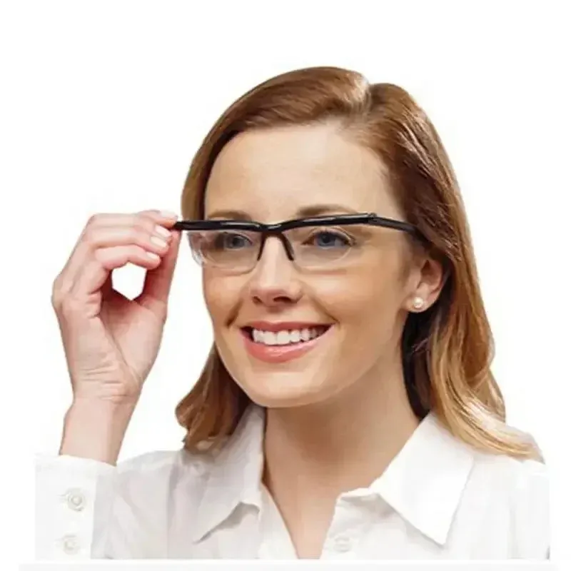 Mode Neue Einstellbare Stärke Objektiv Variable Fokus Entfernung Vision Zoom Brille Schutz Brillen Lesen_voghion.com