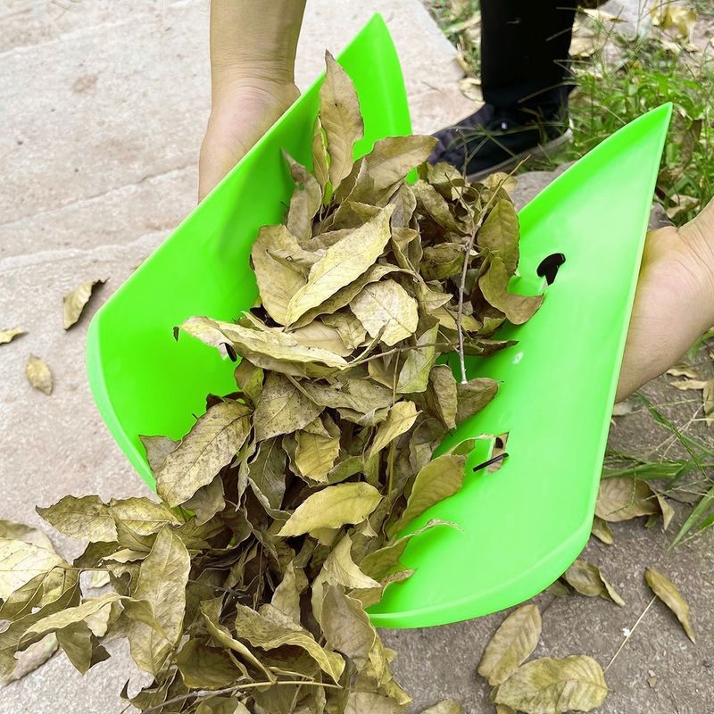 Forniture da giardino Clip per foglie da esterno Rastrello in plastica per giardinaggio per raccogliere le foglie cadute Giardino con rastrello per la raccolta delle foglie Attrezzi da giardino_voghion.com