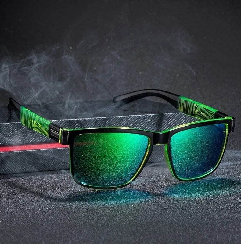 Nuovi arrivi Uomo Donna Occhiali da sole polarizzati da sub Design alla moda con fascia Squae Vintage Pesca Occhiali da sole antiriflesso UV400_voghion.com