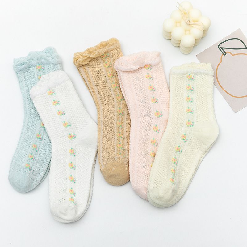 Frühlingssocken aus dünner, lockerer Baumwolle im Süden, nicht zu eng anliegende Socken für Frauen vor und nach der Geburt, zerbrechliche Socken für Frauen im Sommer_voghion.com