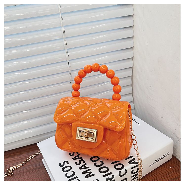 Borsa a tracolla piccola carina per bambini, borsa a mano con mini borsa in gelatina, borsa per celebrità di Internet_voghion.com