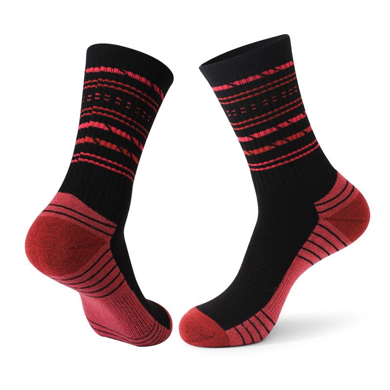 Skarpety termiczne Merino Outdoor Hiking do połowy łydki dla kobiet, pochłaniające wstrząsy, odprowadzające pot, z grubym dnem_voghion.com