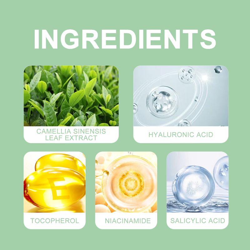 Hoygi Green Tea Cleansing Mask Stick, Face Cleanser Close Mouth Soft And Smooth Skin Moisturizing Pores Solid Mask Stick_voghion.com