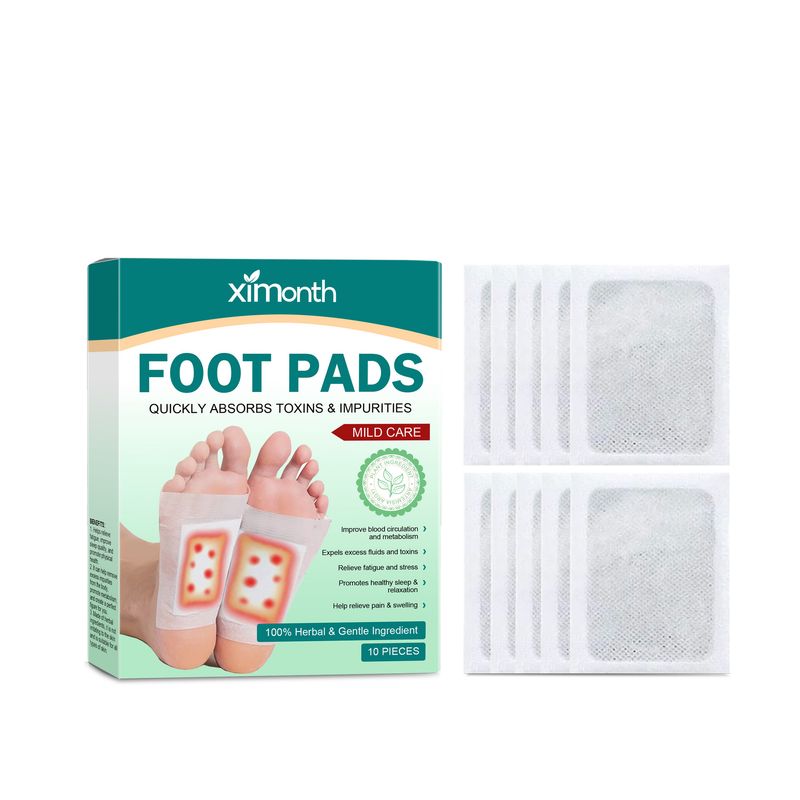 Ximonth Patch Limpeza Suave Nutrição Pele Extrato de Planta Folha Confortável para Cuidado dos Pés_voghion.com