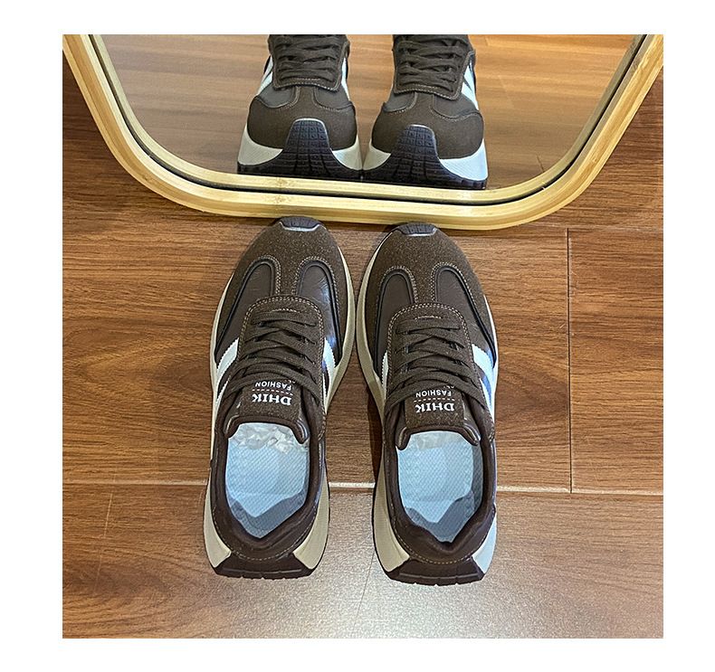 Retro Running Shoes For Women - Chunky Platform Sneakers | Comfortable & Stylish For Casual Wear (Model BN023)_voghion.com