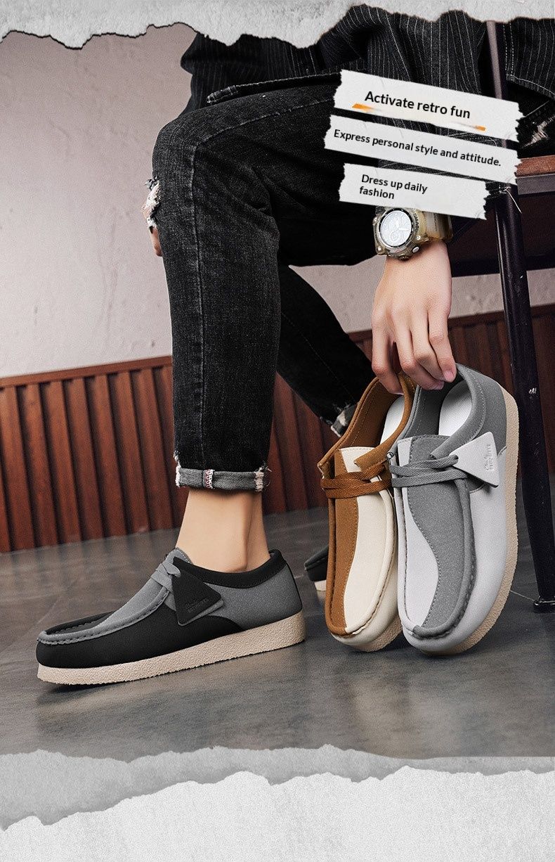 Voyage Men's Shoes 2025 New Spring And Autumn Trendy Versatile Youth Casual Sports Lightweight Driving Work Office Sneakers_voghion.com