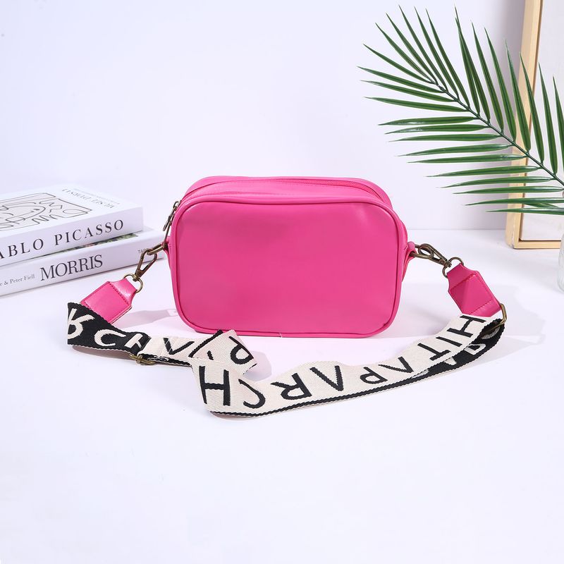 Borsa a mano quadrata piccola da donna in PU impermeabile con cerniera e tracolla, nuova borsa per il trucco a doppio strato_voghion.com