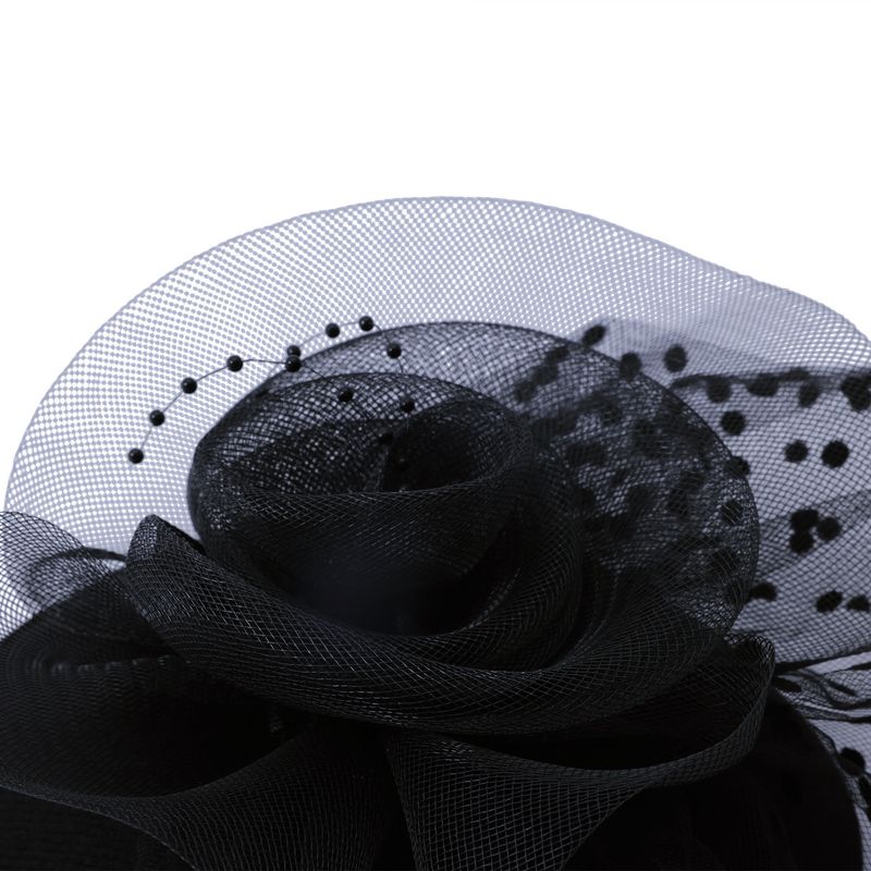 Haaraccessoires in de stijl van de Republiek China - Bruidssluierhoofdtooi met mesh hoed en haarspeld Retro Cheongsam-jurk Foto-rekwisieten_voghion.com