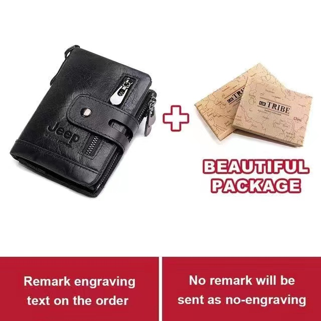Rfid Genuine Leather Solid Men Wallet Travel RFID Blockin Cradit Card Holder With Coin Pocket Brand Business Clutch_voghion.com