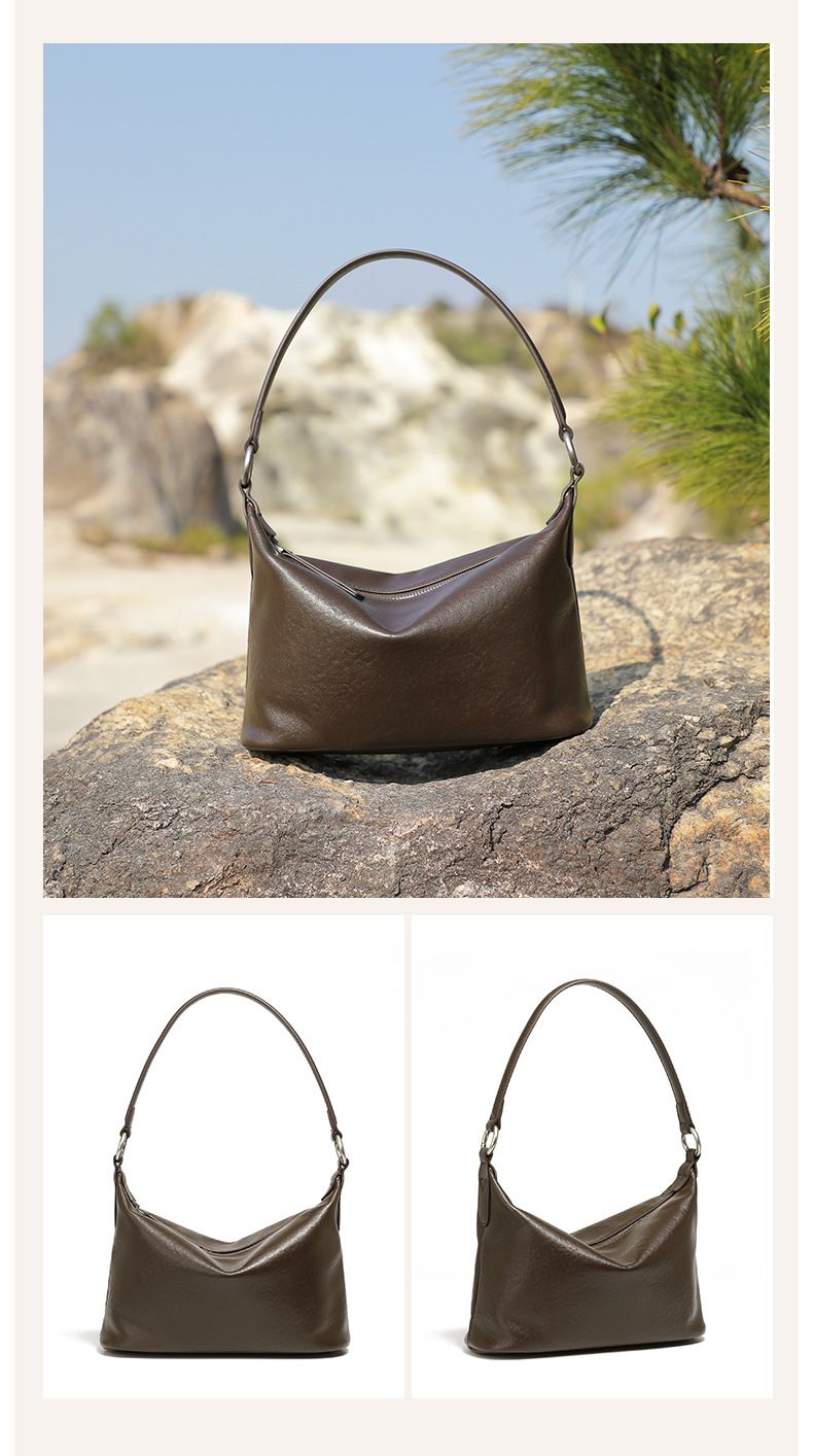 2025 Head Klassische Hobo-Tasche aus pflanzlich gegerbtem Rindsleder für die Achseln_voghion.com