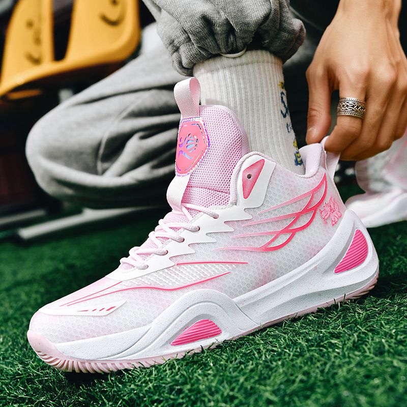 Net tuch basketball schuhe anti-rutsch verschleiß dämpfung professionelle tatsächlichen kampf_voghion.com