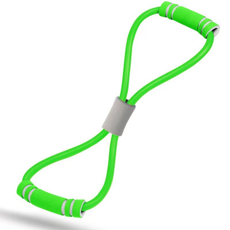 Factory Direct Sale Eight-Character Resistance Band Pull Chest Expansion Back Opening Shoulder Beauty Elastic Rope Home_voghion.com