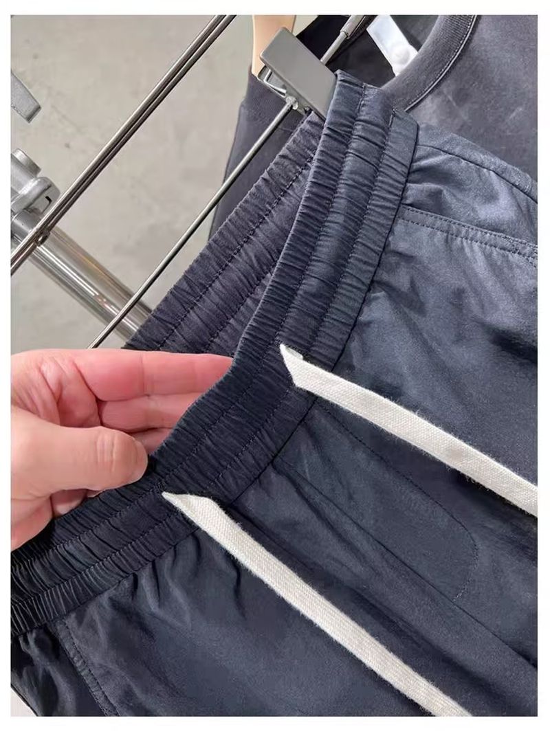 Men's Clothing New Quick drying Skinny Pants Light Luxury Labeled Sports Pants Youth All match Casual Pants Nine point Pants Men_voghion.com