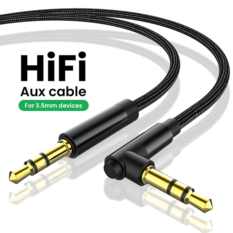 Cablu AUX jack de 3,5 mm conector pentru cablul de prelungire a difuzorului căștilor adaptor audio splitter potrivit pentru iPhone Sa_voghion.com