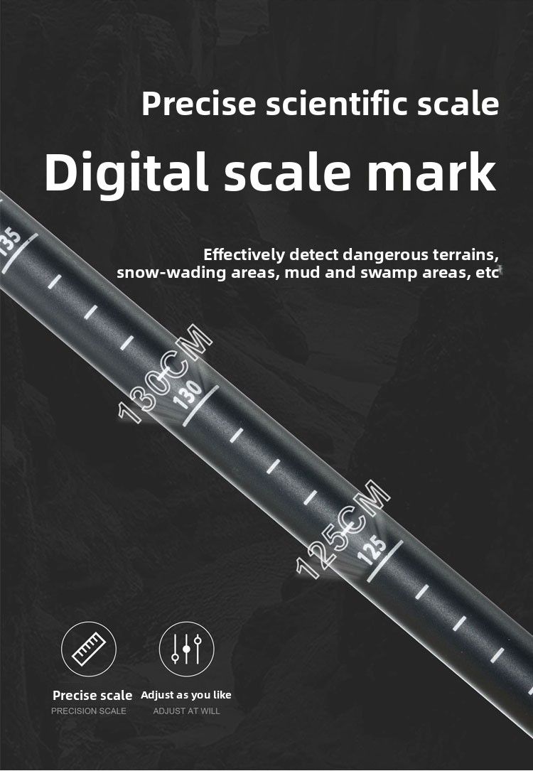Decathlon Professional Outdoor Trekking Pole Telescopic Folding Multi-Functional Men's And Women's Children's Climbing_voghion.com