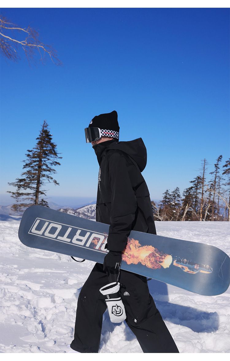 24 Winter Outdoor Waterproof Ski Suit Set Couple Style Warm Two-Piece Mountaineering Jacket_voghion.com